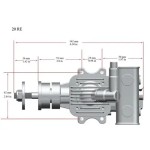 RCGF STINGER 20 CC RE 2-Takt-Motoren Benzinmotoren RC-Flugzeug Zweizyklen-Stinger 20 CC Motor